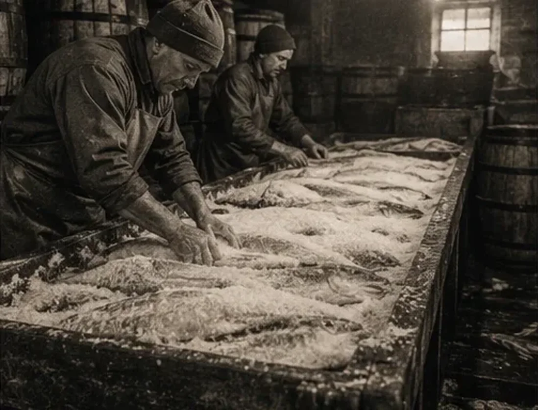 Archive maritime évoquant la grande pêche des terre-neuvas