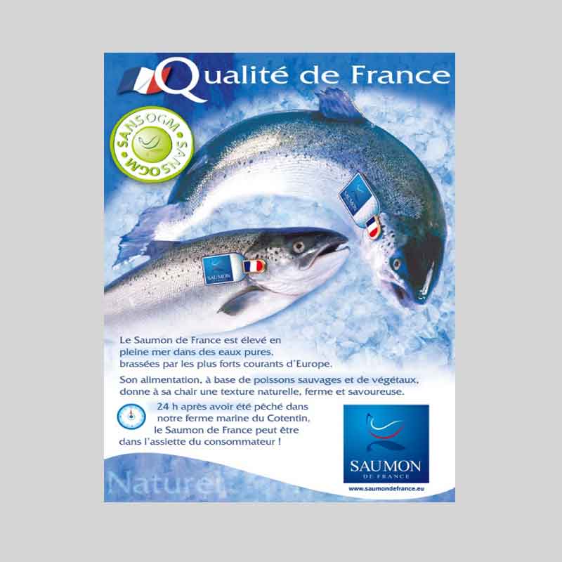 Présentation du saumon de Cherbourg par Saumon de France